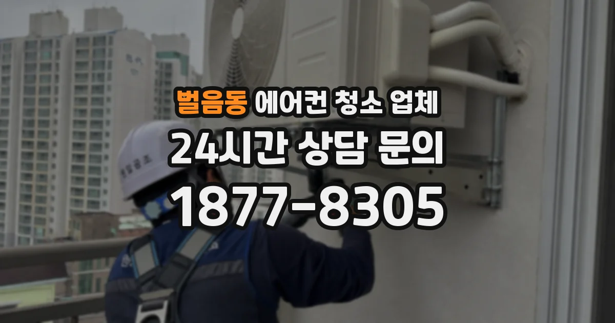 벌음동 에어컨 청소 업체