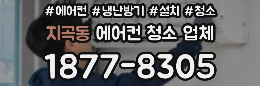 지곡동 에어컨 청소 업체