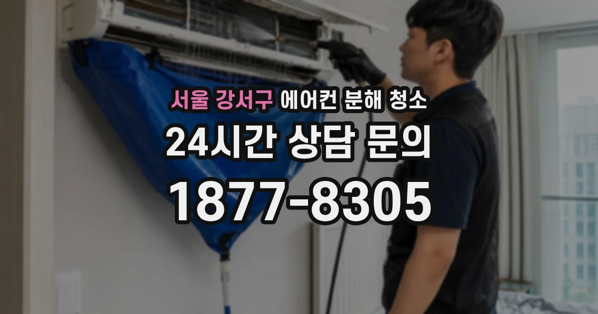 서울 강서구 에어컨 분해 청소