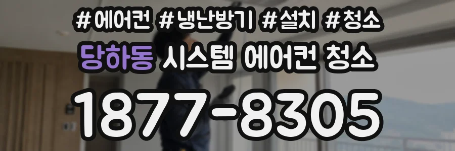 당하동 시스템 에어컨 청소