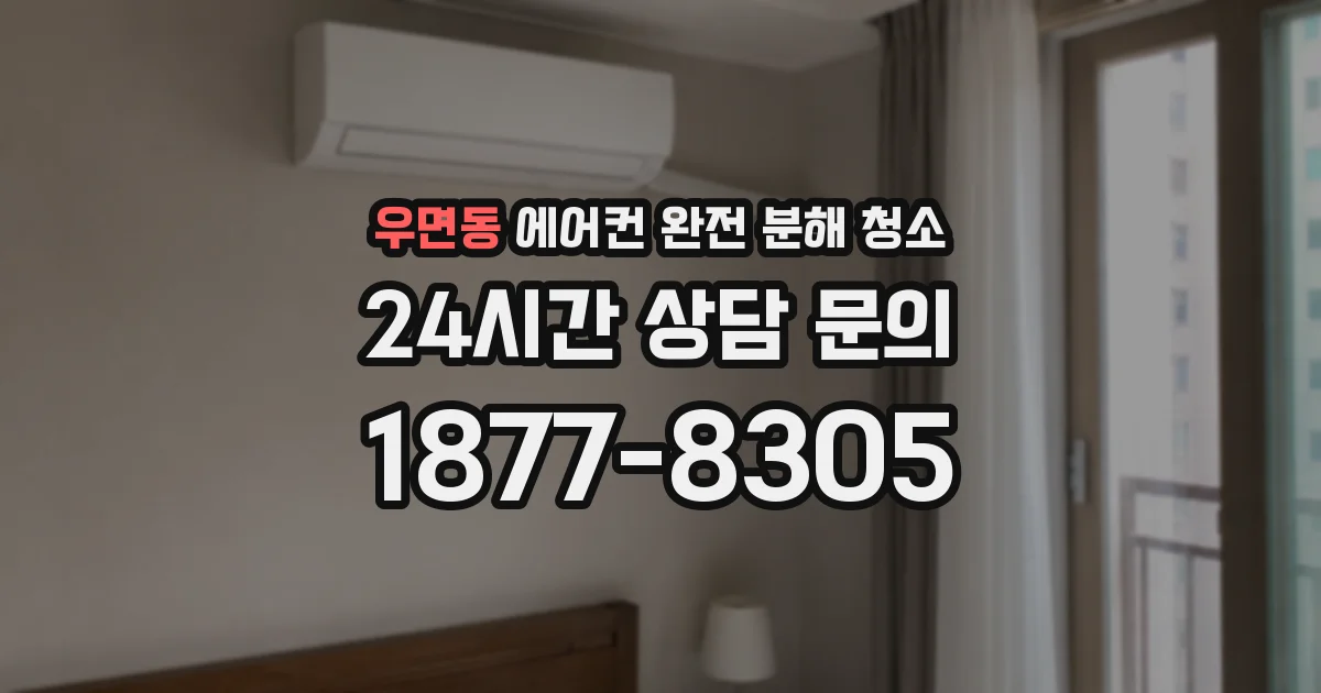 우면동 에어컨 완전 분해 청소