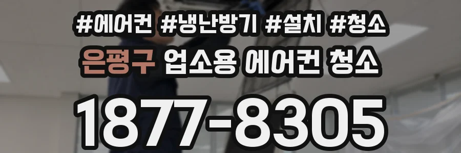 은평구 업소용 에어컨 청소
