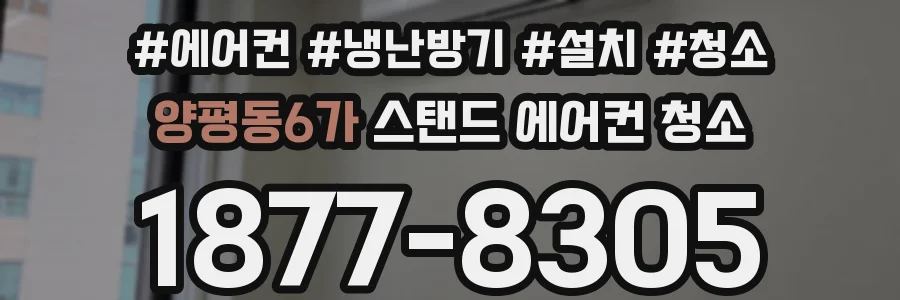 양평동6가 스탠드 에어컨 청소