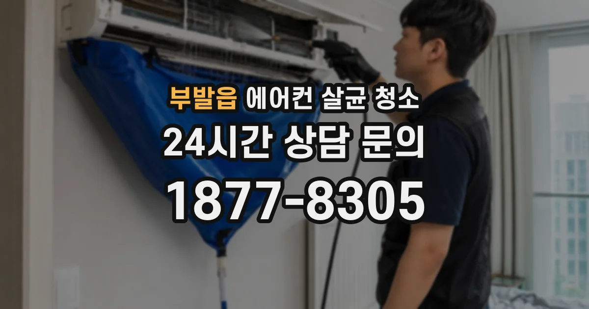 부발읍 에어컨 살균 청소