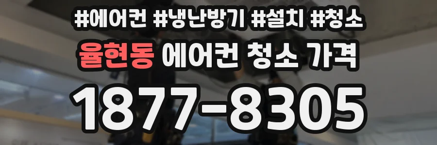 율현동 에어컨 청소 가격
