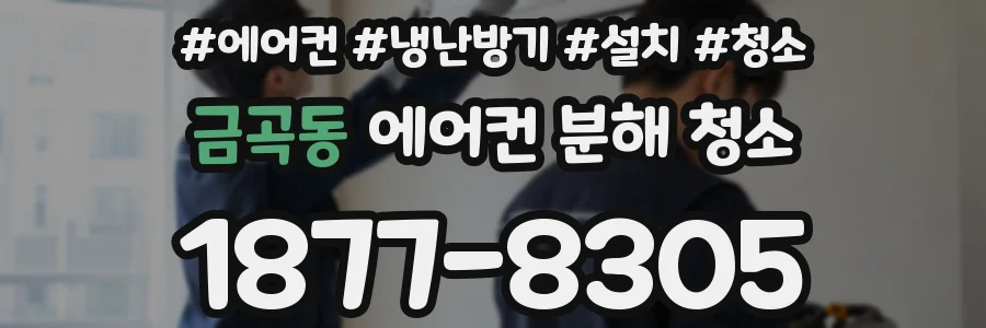 금곡동 에어컨 분해 청소