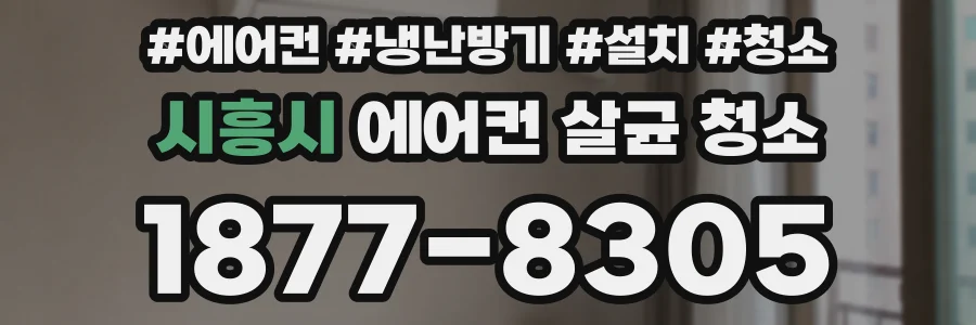 시흥시 에어컨 살균 청소