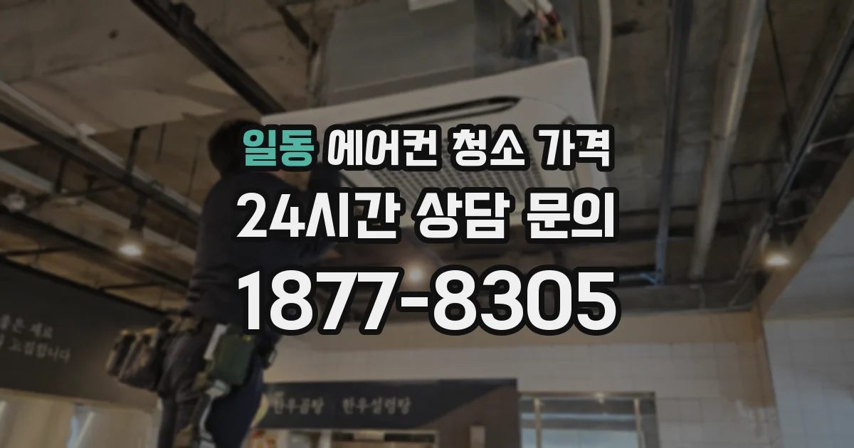 일동 에어컨 청소 가격