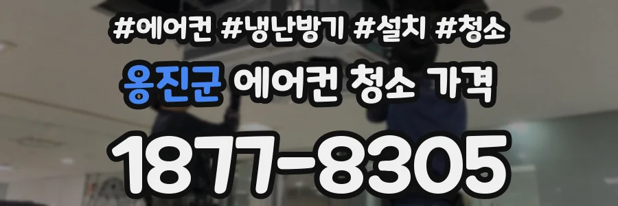 옹진군 에어컨 청소 가격
