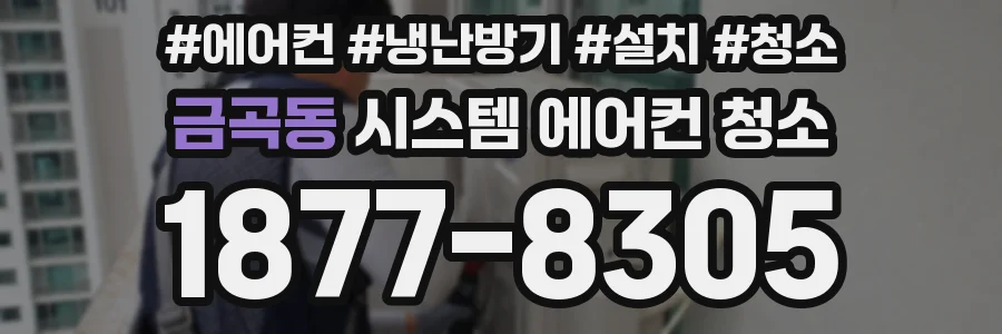 금곡동 시스템 에어컨 청소
