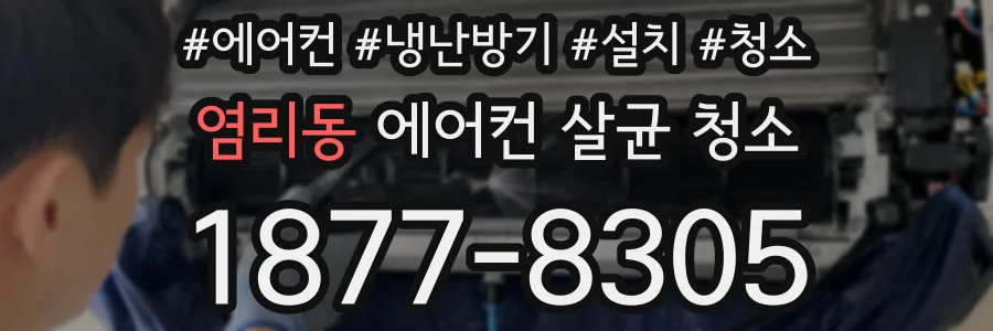 염리동 에어컨 살균 청소