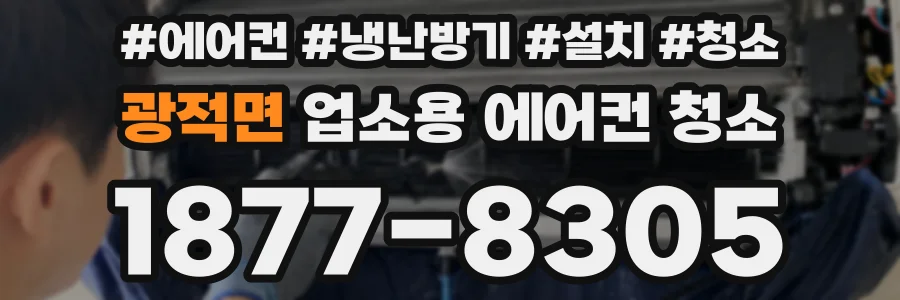 광적면 업소용 에어컨 청소