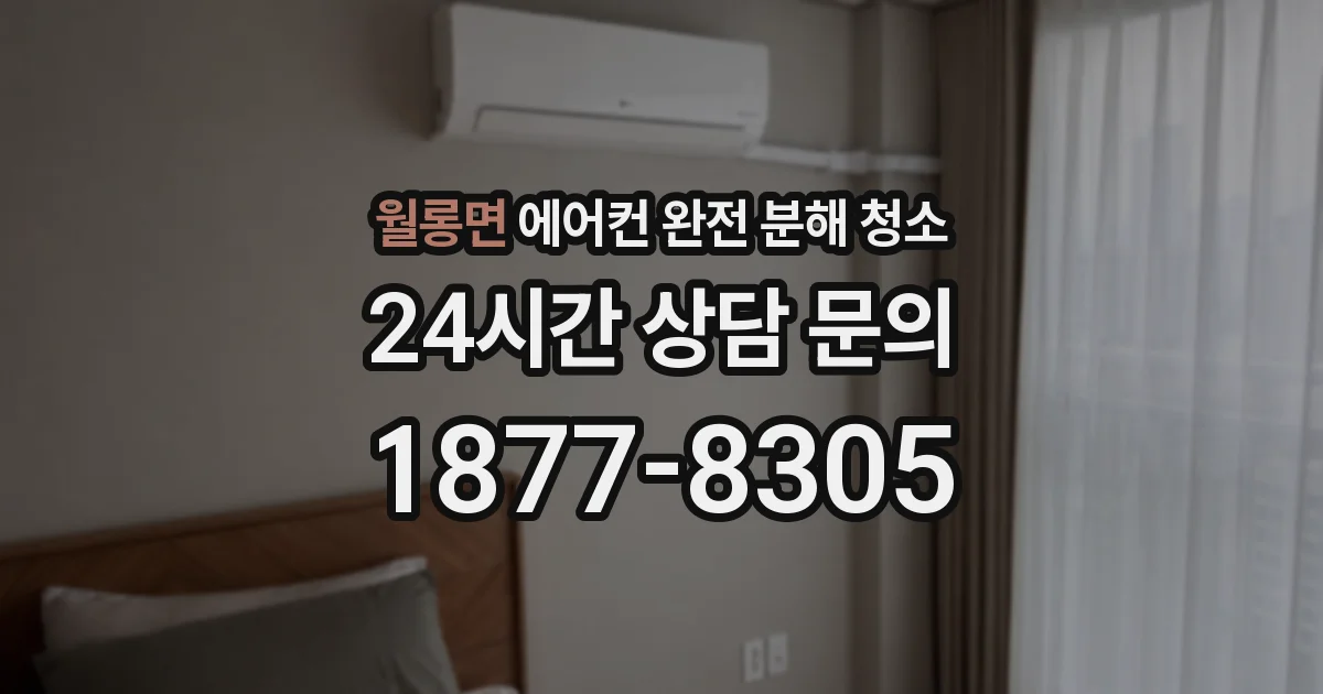 월롱면 에어컨 완전 분해 청소