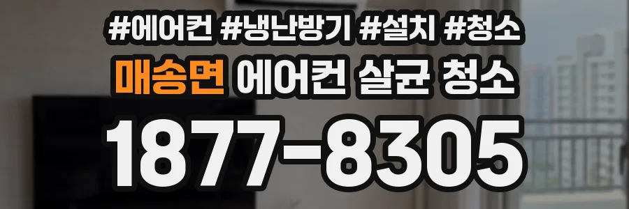 매송면 에어컨 살균 청소