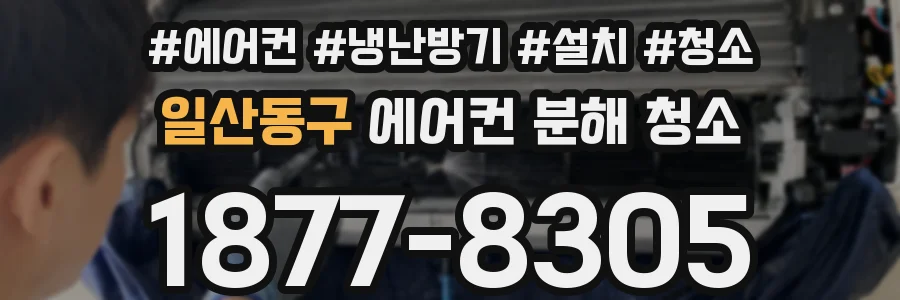 일산동구 에어컨 분해 청소