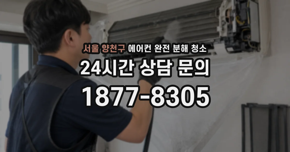 서울 양천구 에어컨 완전 분해 청소