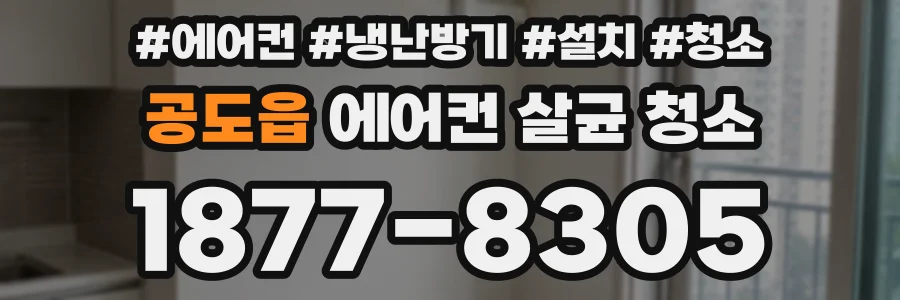 공도읍 에어컨 살균 청소