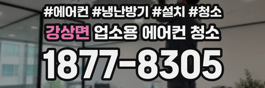 강상면 업소용 에어컨 청소