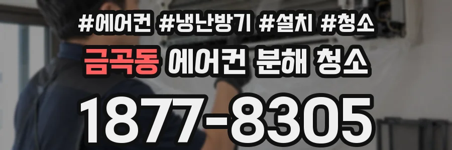 금곡동 에어컨 분해 청소