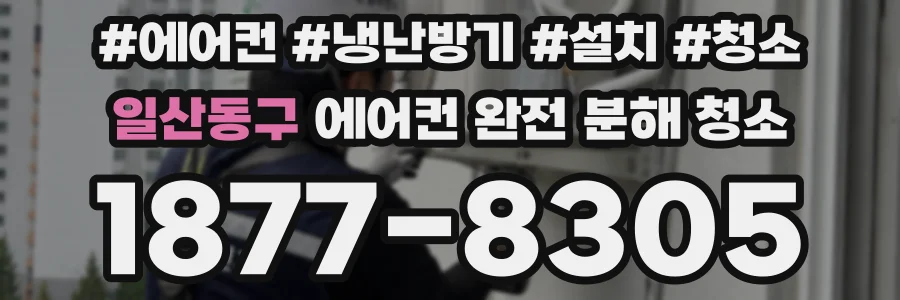 일산동구 에어컨 완전 분해 청소