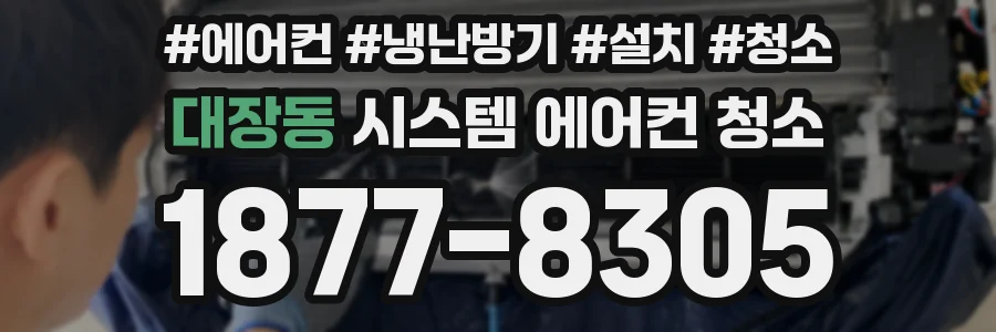 대장동 시스템 에어컨 청소