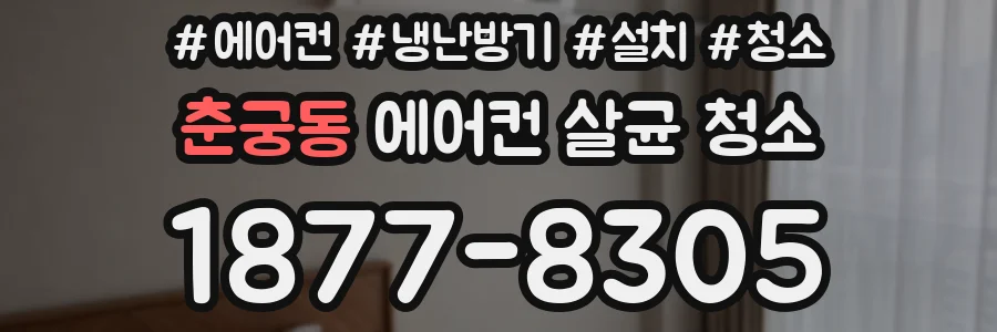 춘궁동 에어컨 살균 청소