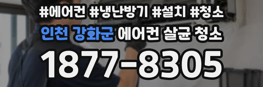 인천 강화군 에어컨 살균 청소