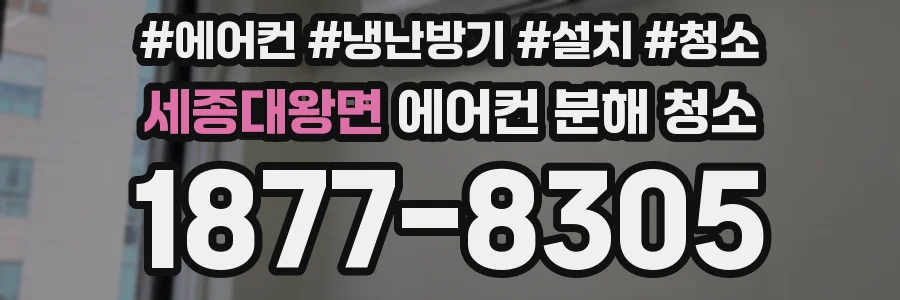 세종대왕면 에어컨 분해 청소