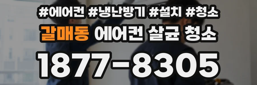 갈매동 에어컨 살균 청소