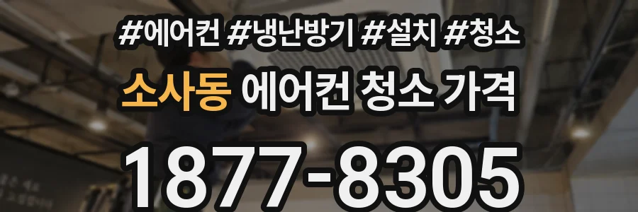 소사동 에어컨 청소 가격