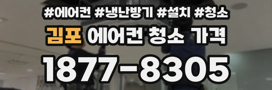 김포 에어컨 청소 가격