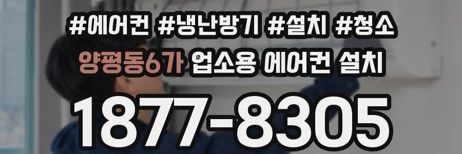 양평동6가 업소용 에어컨 설치