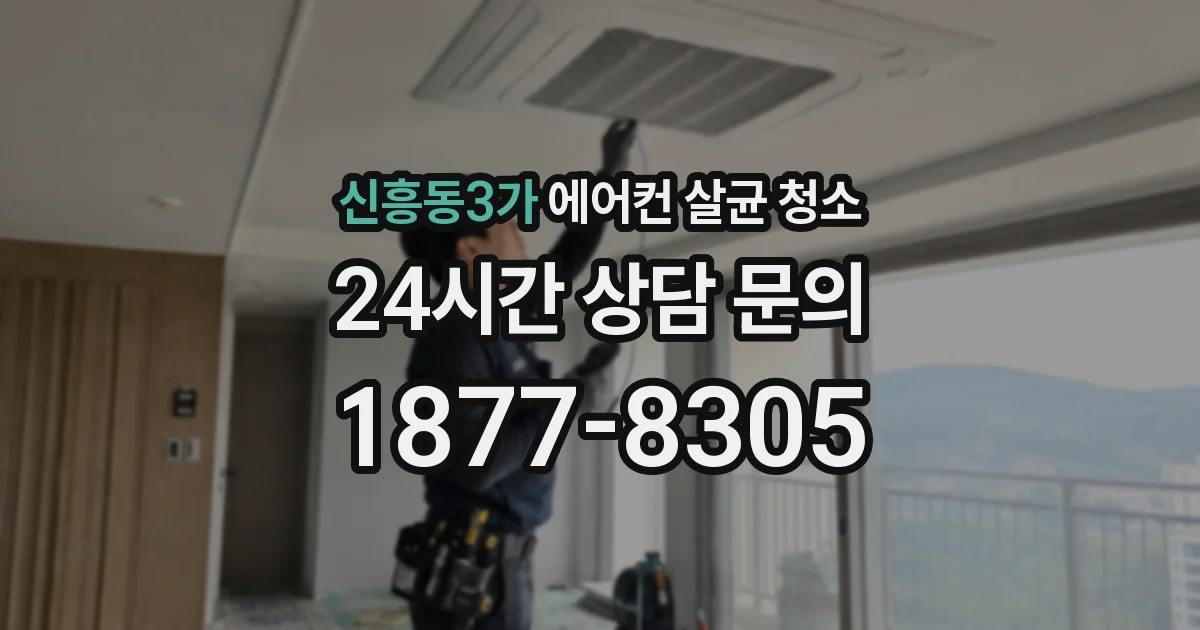 신흥동3가 에어컨 살균 청소