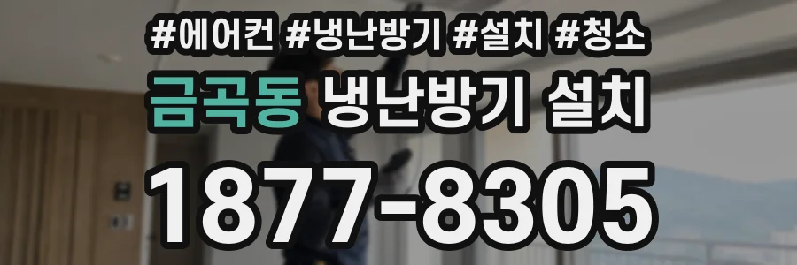 금곡동 냉난방기 설치
