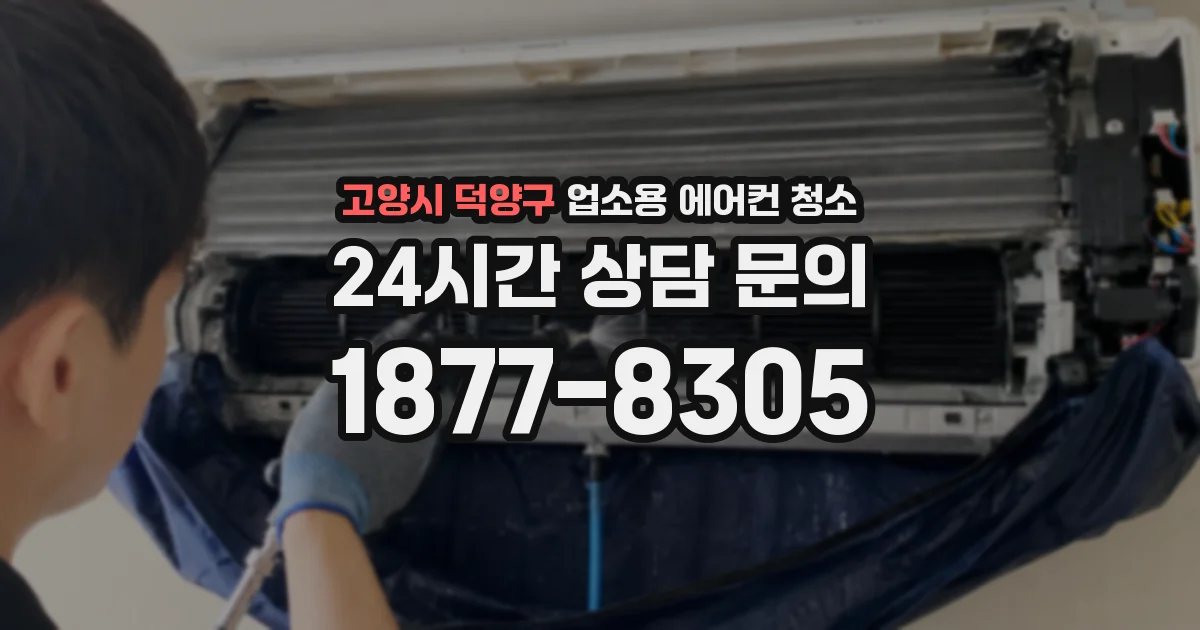 고양시 덕양구 업소용 에어컨 청소