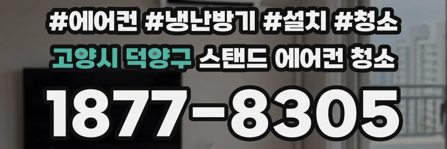 고양시 덕양구 스탠드 에어컨 청소