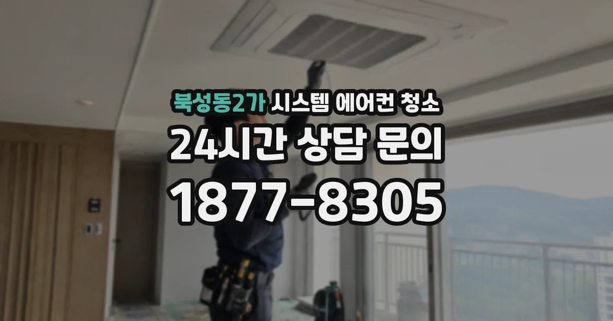 북성동2가 시스템 에어컨 청소