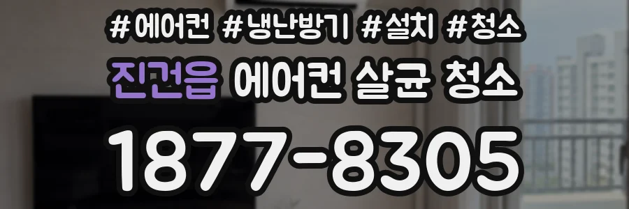 진건읍 에어컨 살균 청소