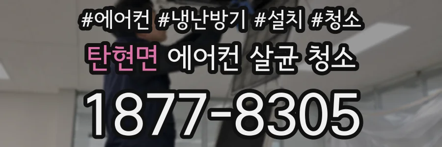 탄현면 에어컨 살균 청소