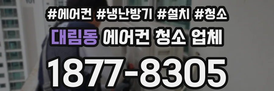 대림동 에어컨 청소 업체