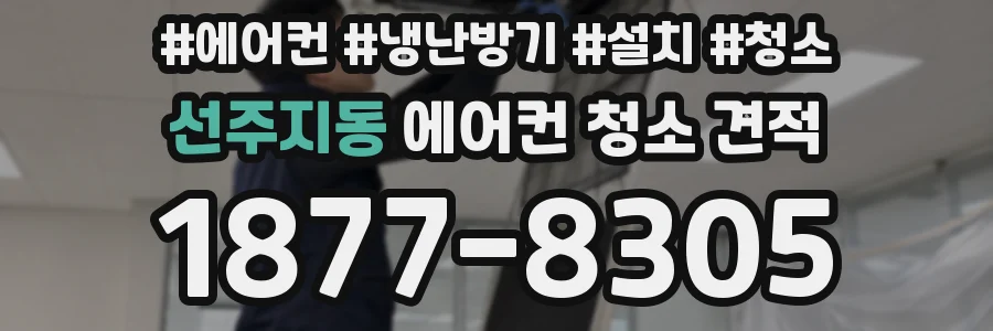 선주지동 에어컨 청소 견적