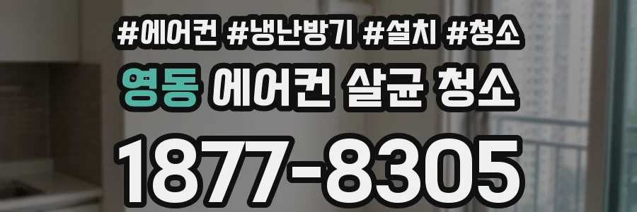영동 에어컨 살균 청소