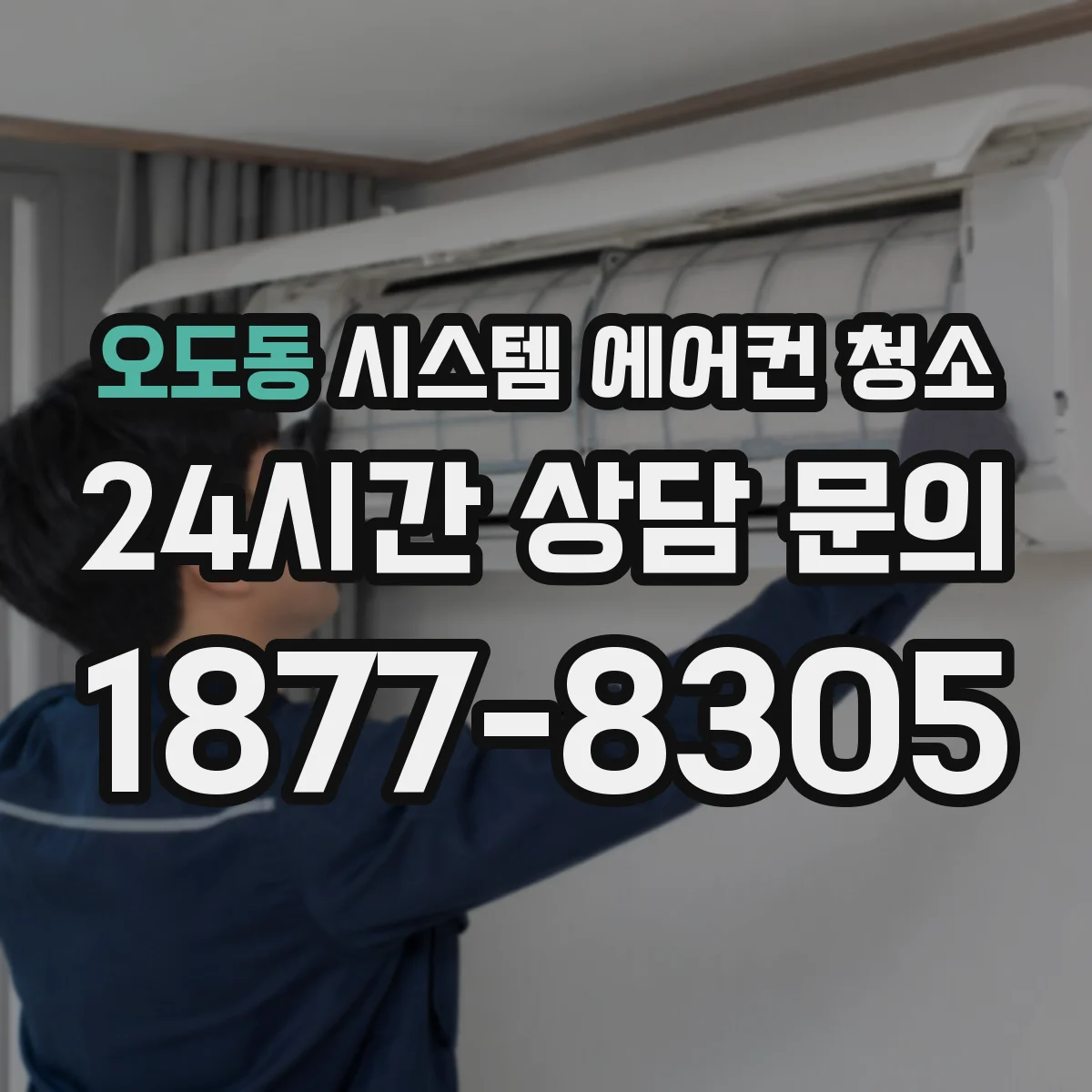 오도동 시스템 에어컨 청소