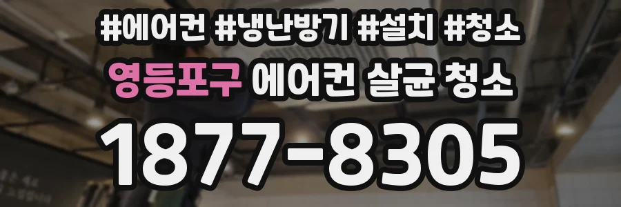 영등포구 에어컨 살균 청소