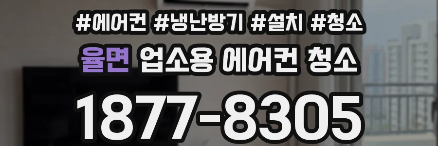 율면 업소용 에어컨 청소