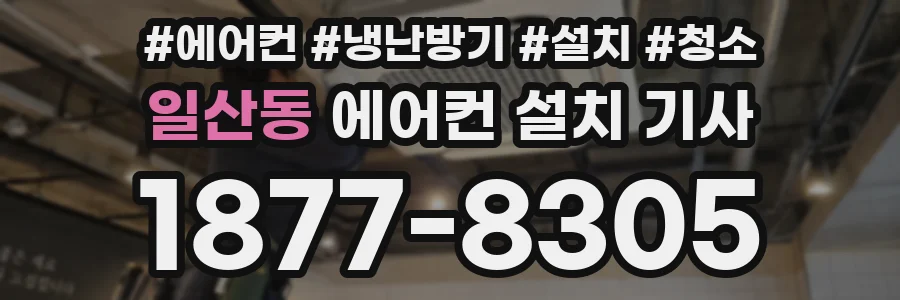 일산동 에어컨 설치 기사