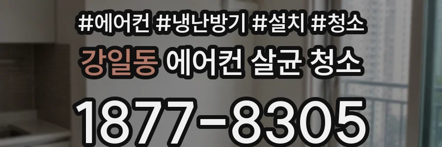 강일동 에어컨 살균 청소