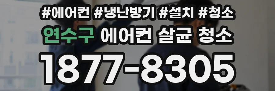 연수구 에어컨 살균 청소