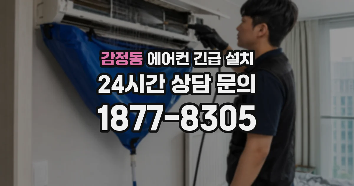 감정동 에어컨 긴급 설치