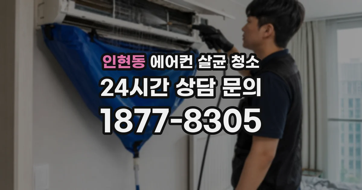 인현동 에어컨 살균 청소